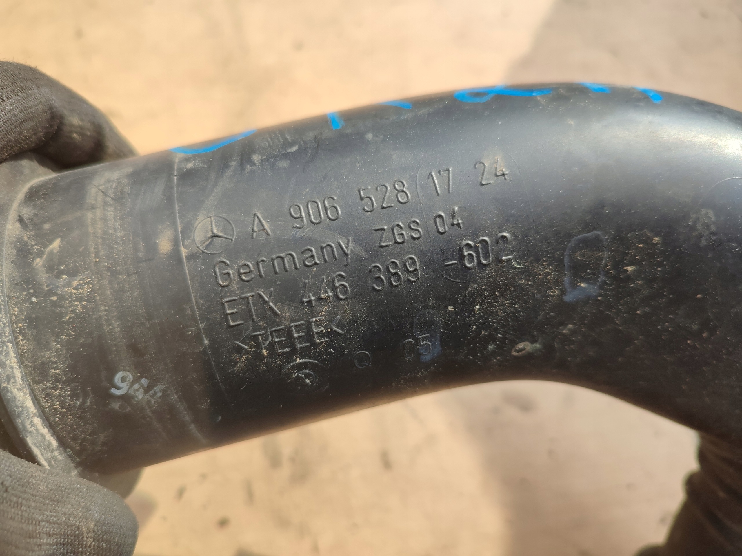 wiring pipe air MERCEDES SPRINTER 906 A9065281724