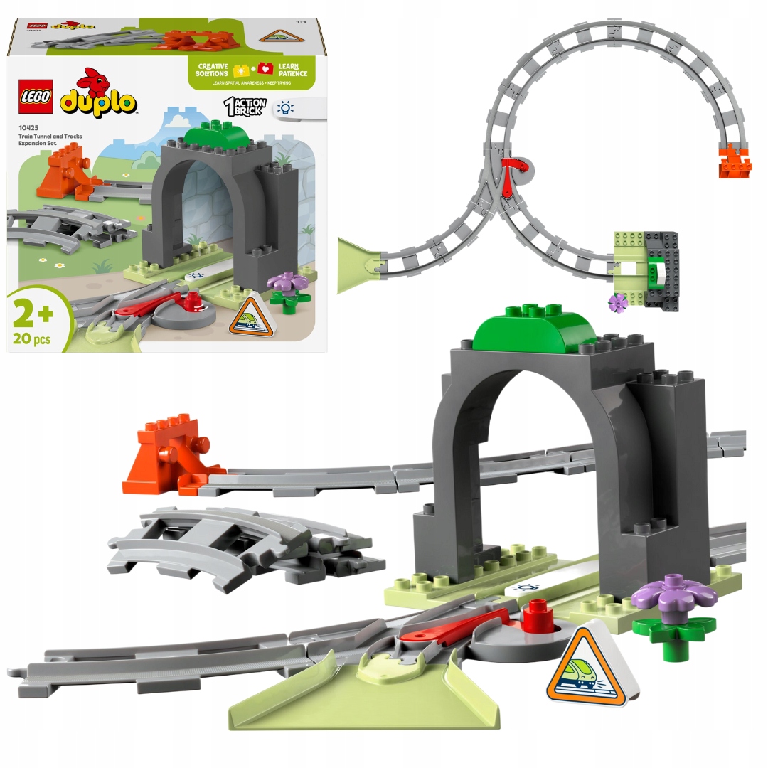 Lego Duplo 10425 Železniční tunel a koleje – Rozšiřující sada