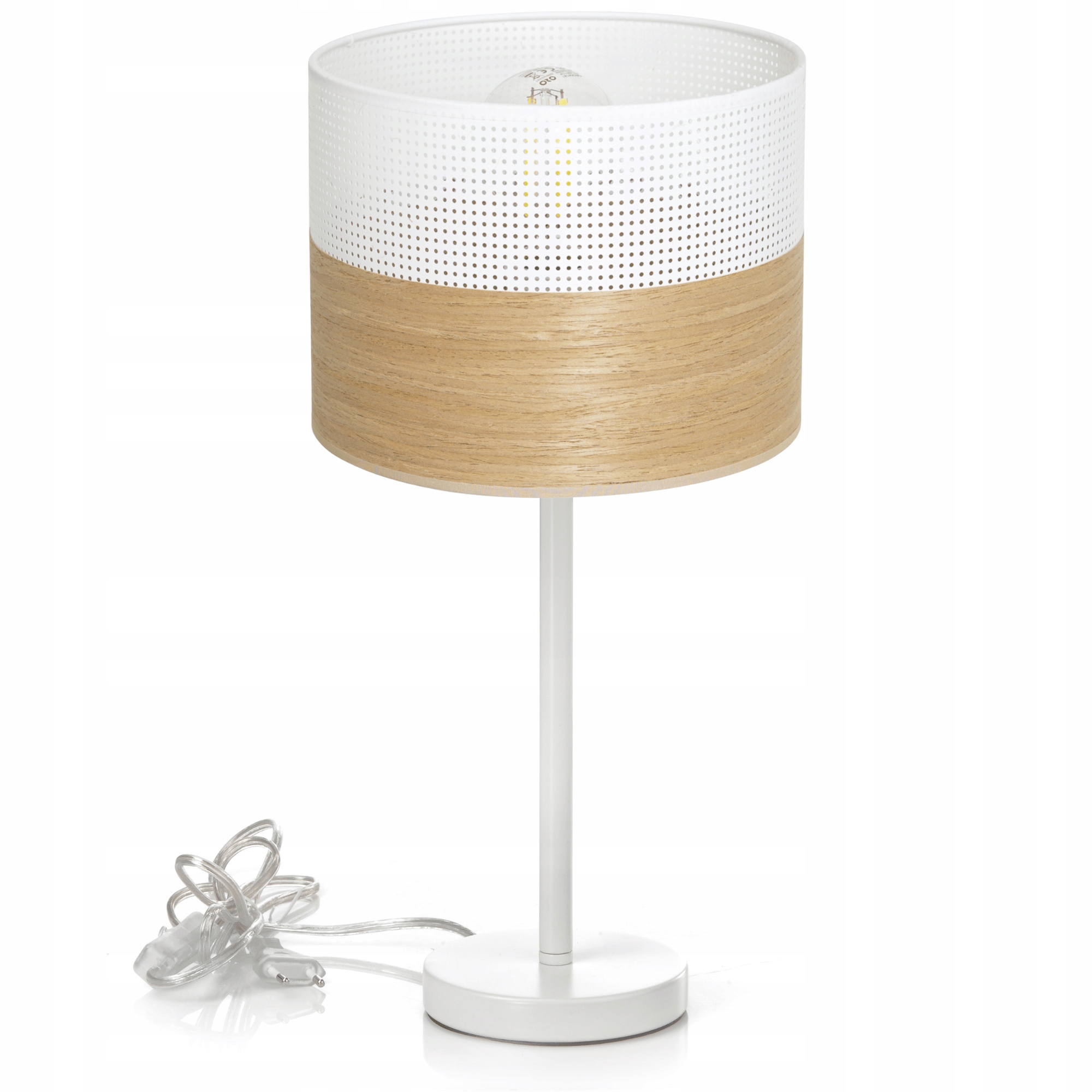 Noční Lampa Se Stínítkem A Dírkou Do Kanceláře E27 Černá Polská
