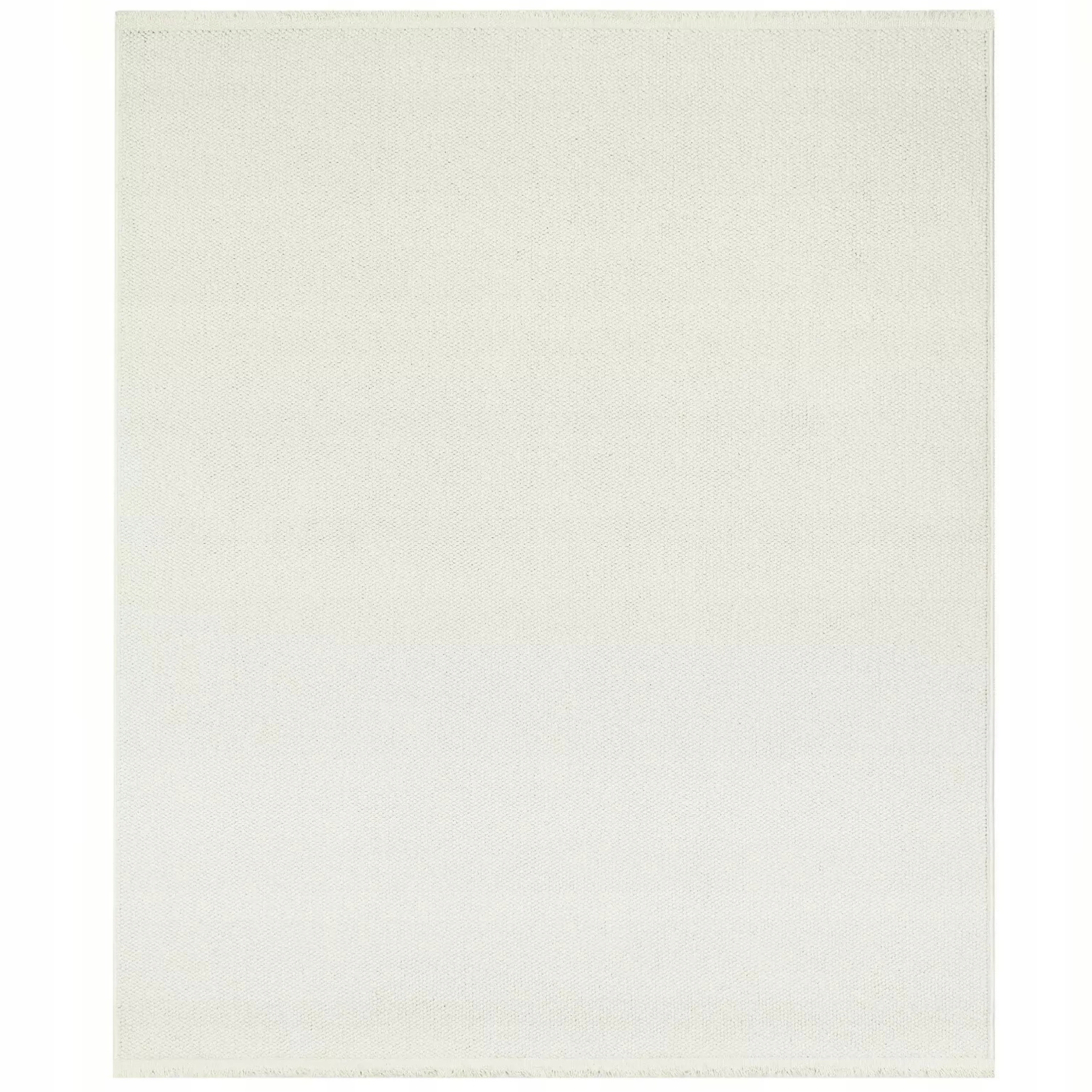 Dywan Agra Pętelka Modny Miękki Nowoczesny Biały Wytrzymały Frędzle 240x340