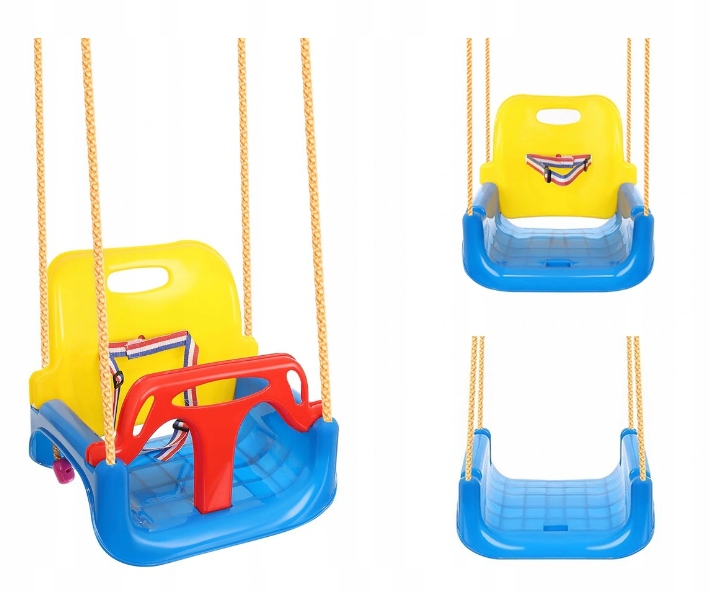 Huśtawka dla Dzieci Ogrodowa 3w1 na Linach Mocna Producent inna