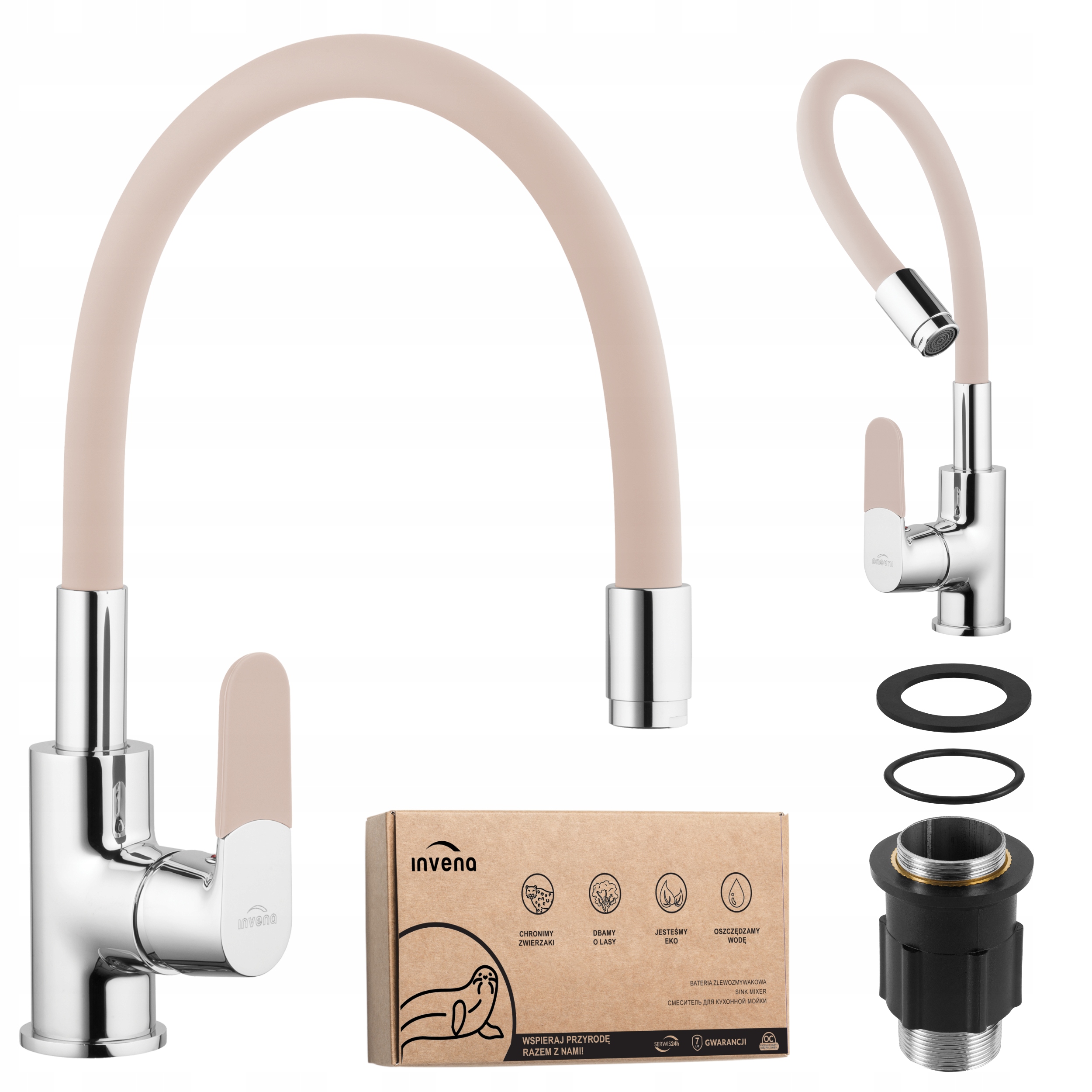 Kuchyňská Stojánková Dřezová Baterie S Flexibilním Ohebným Výtokem Jóga