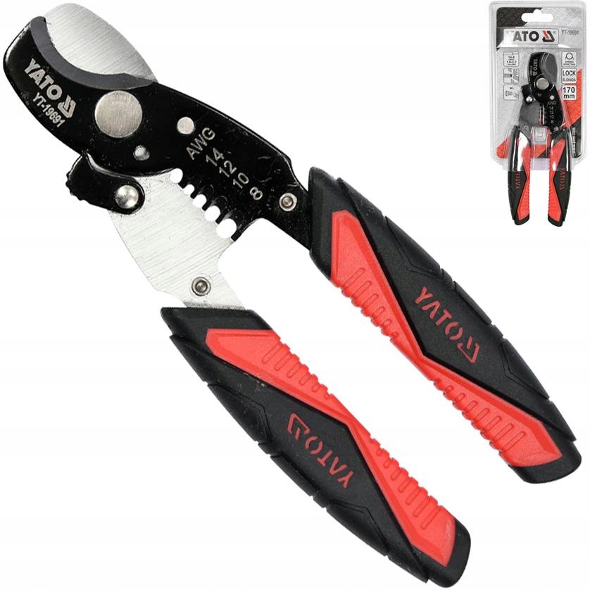 

Yato Szczypce Cięcia Kabli Przewodów Izolacji