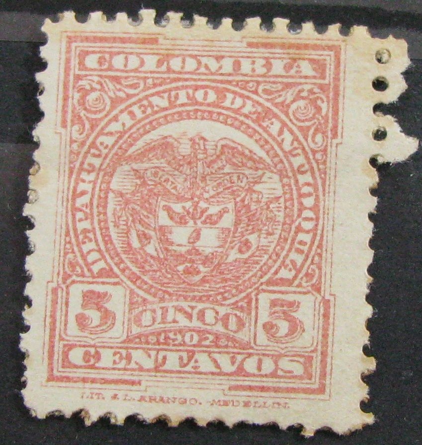KOLUMBIA - znaczek czysty (*) - bez kleju