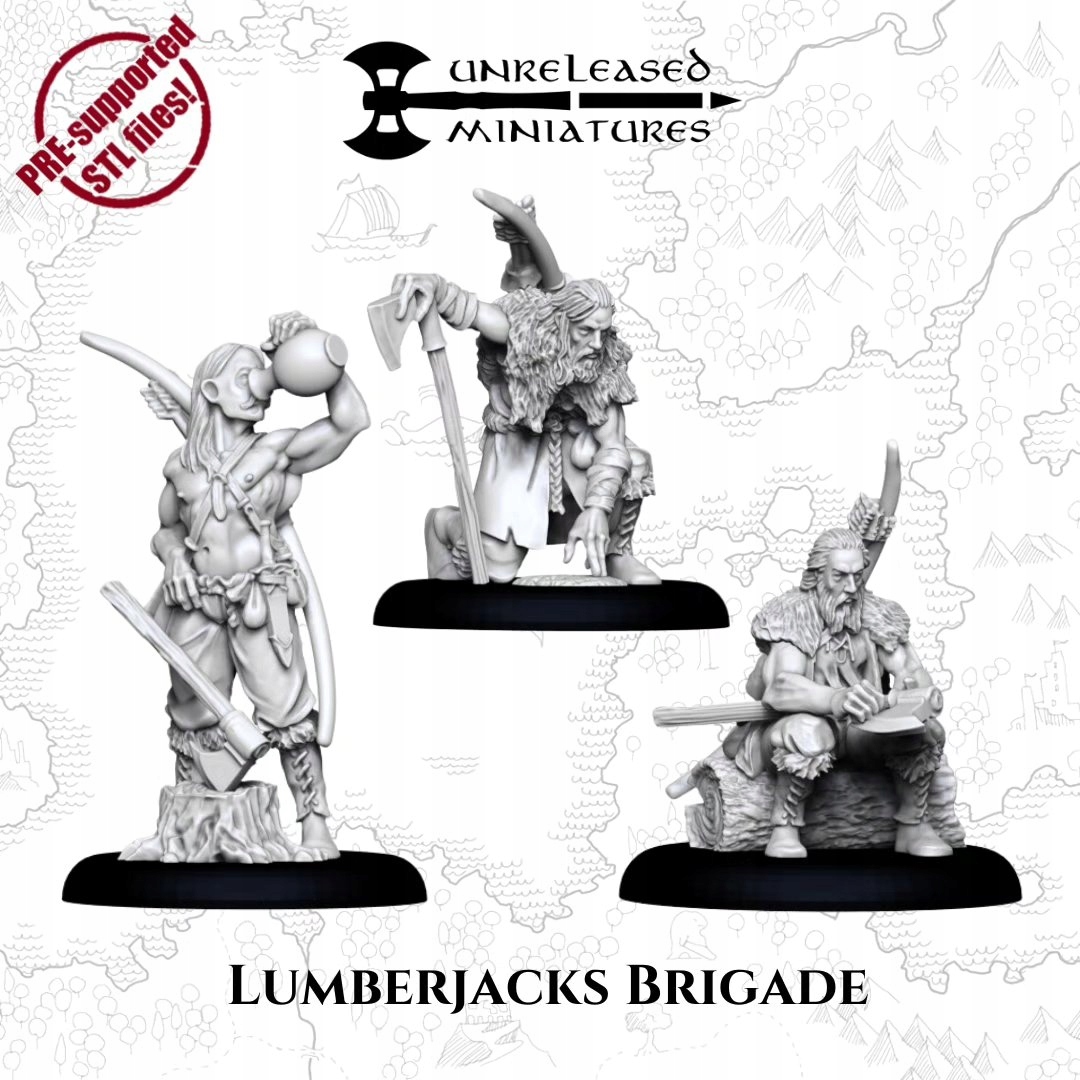 Lumberjacks Brigade x1 - 3dmonkey