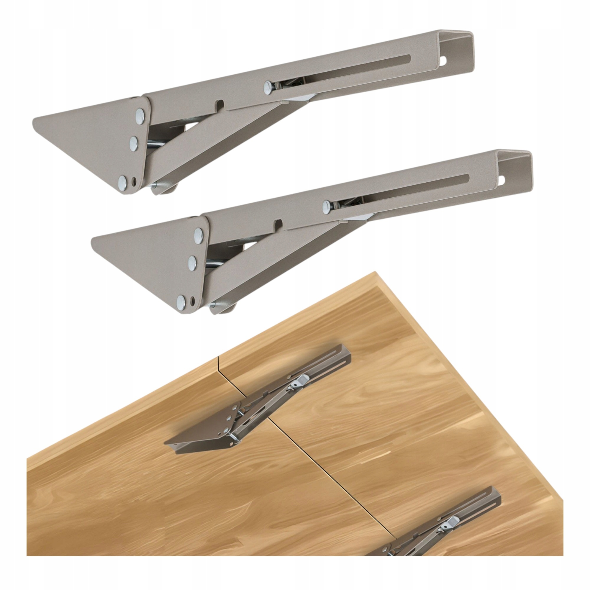 Prodloužení k pracovní desce Držák pro prodloužení pracovní desky P-300 Saténová sada 2 ks