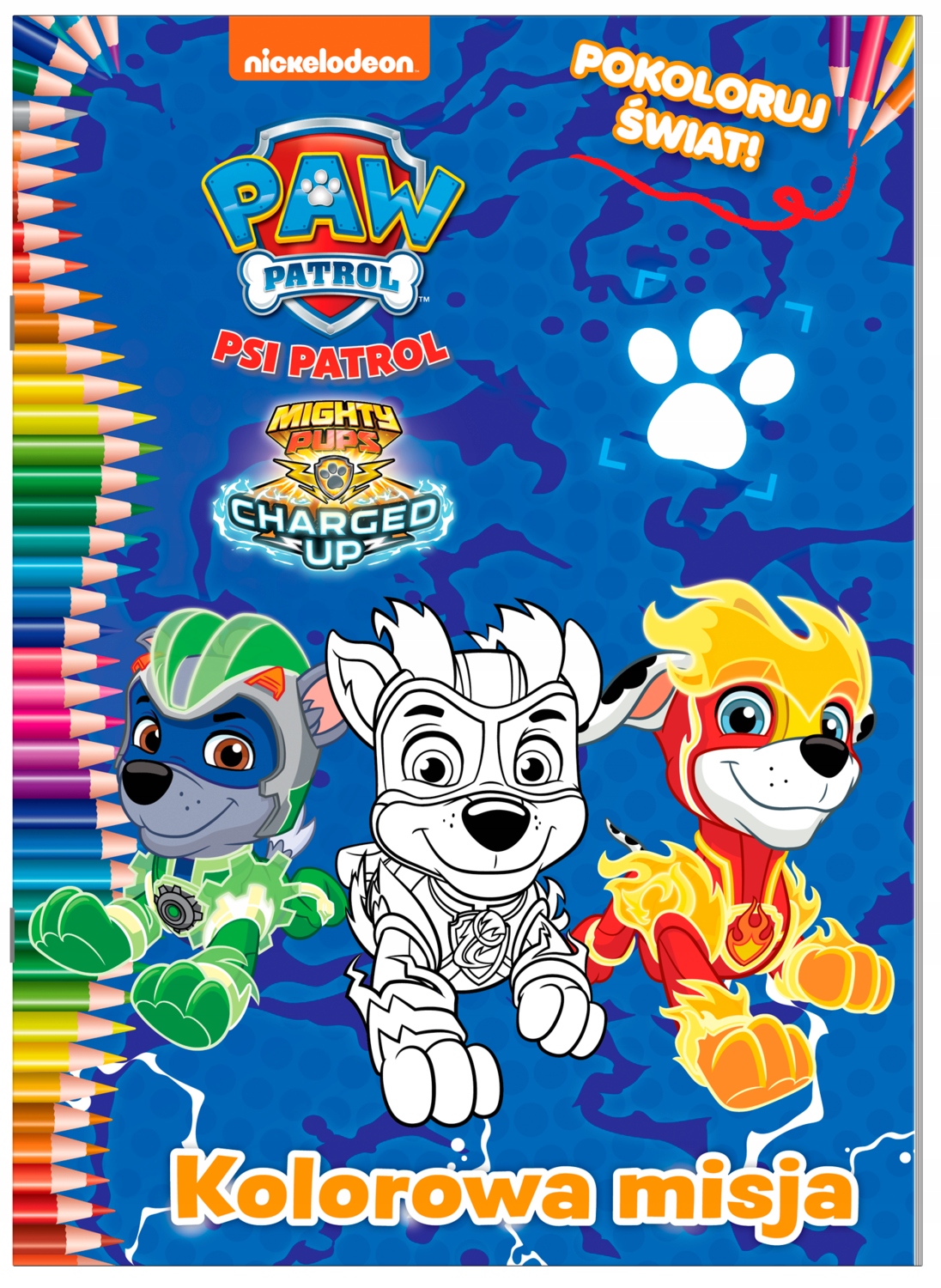 Kolorowanka PSI PATROL Kolorowa misja 1687