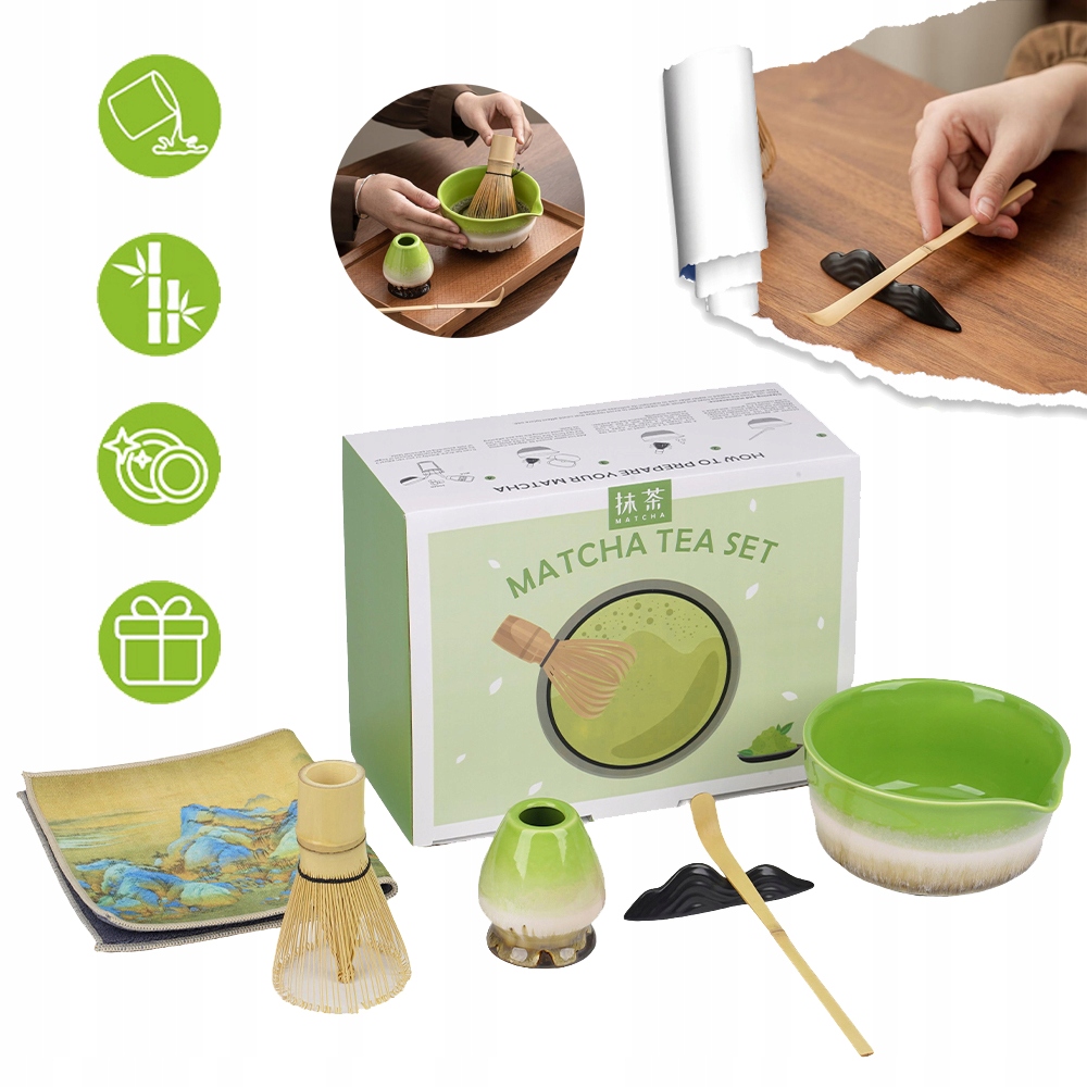 Levně Čajová Sada Matchy, Snadné Napěnění Matchy, Dárek Pro Zamilované