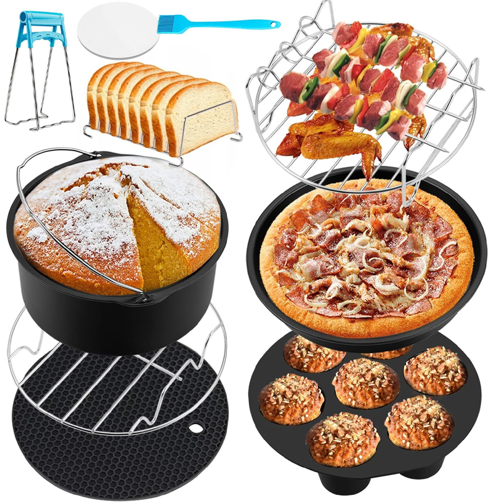 Příslušenství K Fritéze Sada 11 X Air Fryer 8-PALCOVÝ Odolný Set