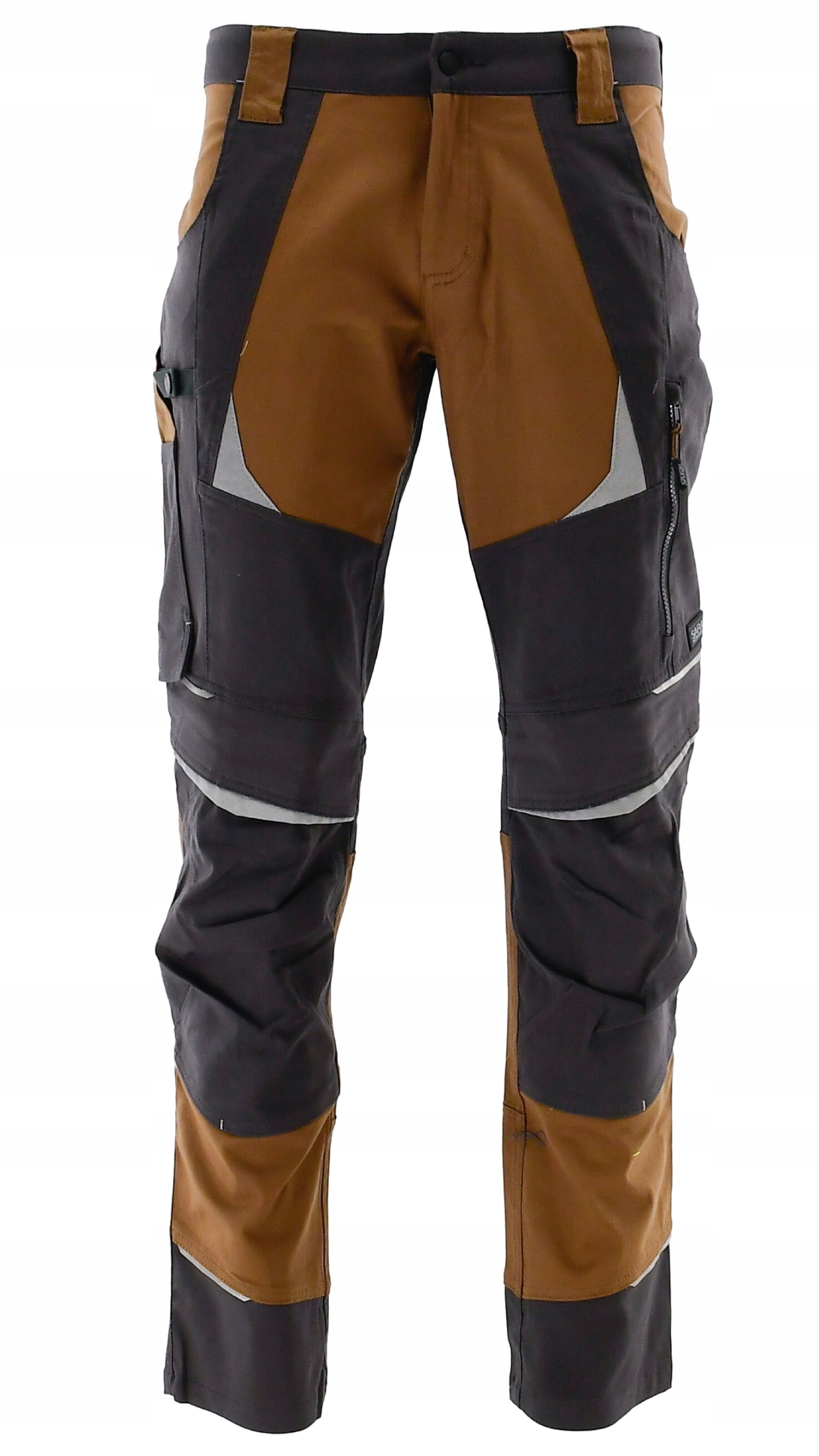 Spodnie robocze elastyczne męskie Cottonflex 64 do pracy Sara mocne slim