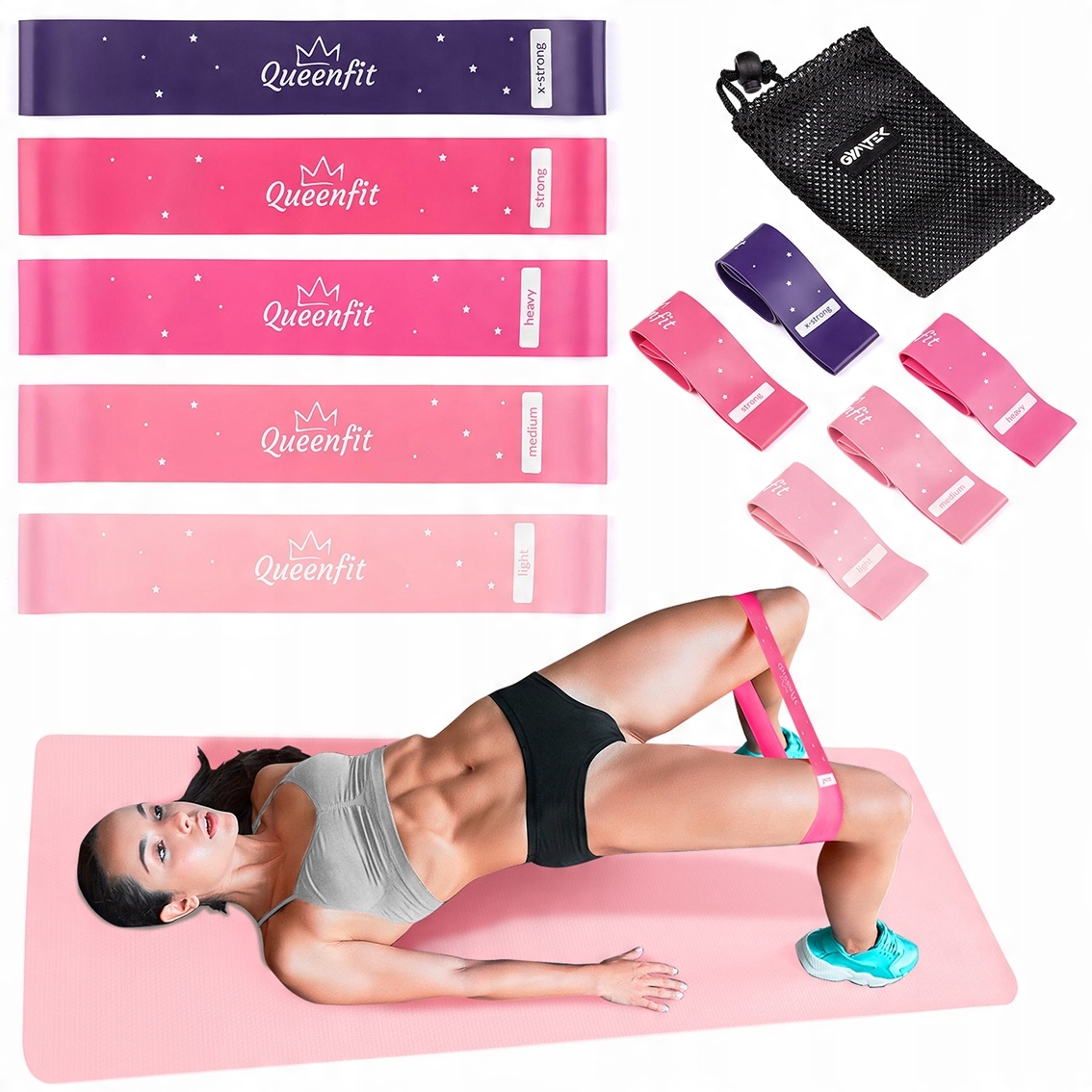 

Zestaw Gum Taśm Oporowych Do Ćwiczeń Power Band