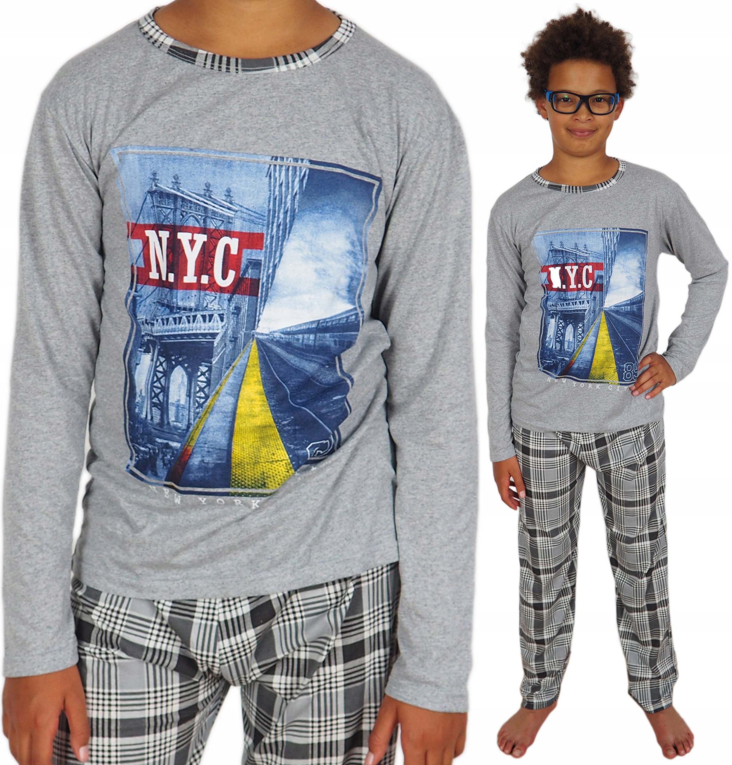 

Piżama młodzieżowa 158/164 (M) Motor Chłopak Town