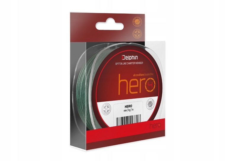 Plecionka spinningowa Delphin Hero 0.18mm 117m