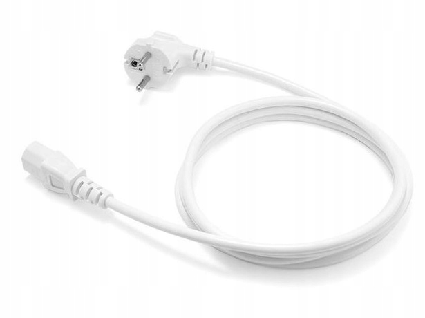 

Kabel zasilający do drukarki biały miedź 1m 16A