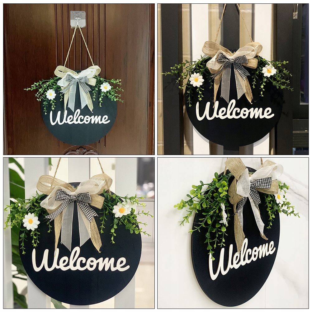 1pc Wiszący znak powitalny Ślub witamy znak Marka inna