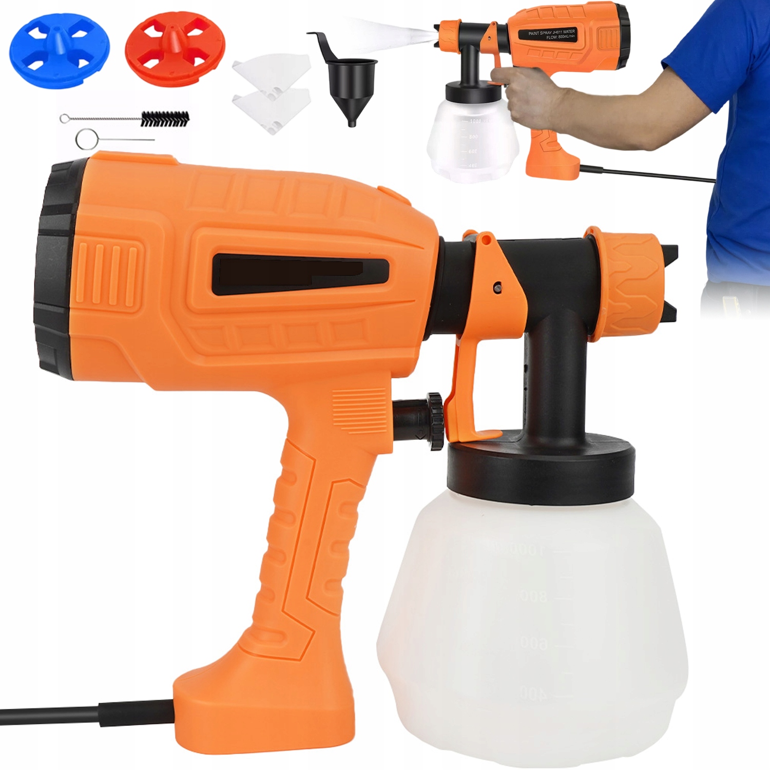 Stříkací Pistole 400 W Na Dřevo A Kovové Stěny Podlahových Dveří