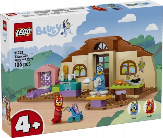 Lego (r) Bluey 11221 – Škola S Rýží A Modrou