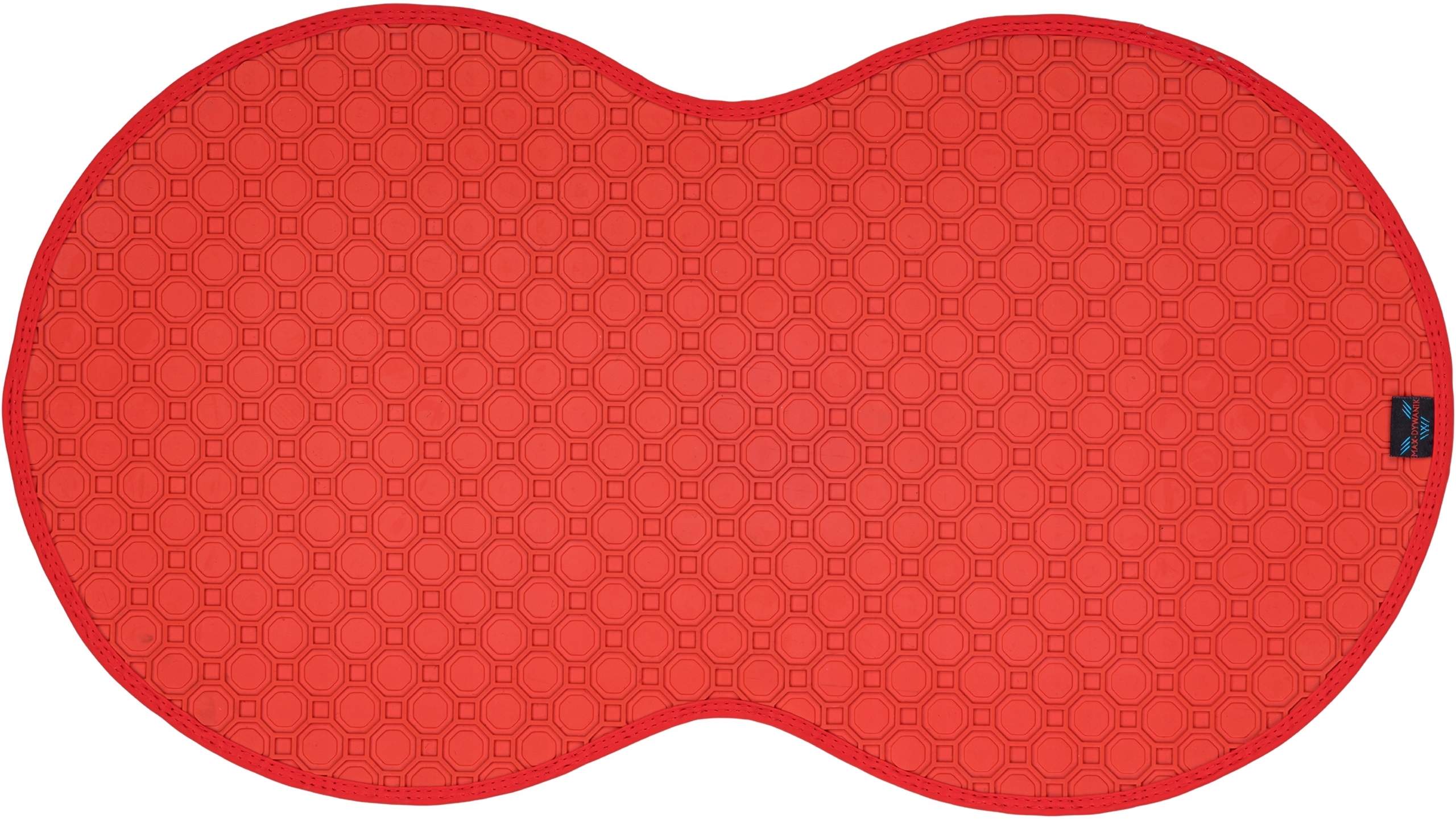 Levně Podložka pod misku pro psa kočku červená 41x74