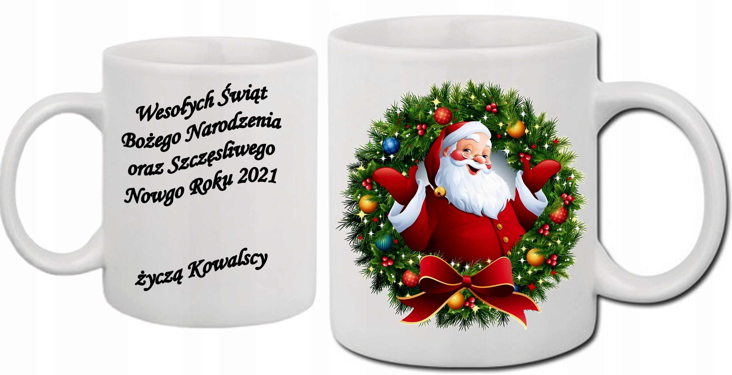 

Kubek Świąteczny Z Twoimi Życzeniami Na Gwiazdkę