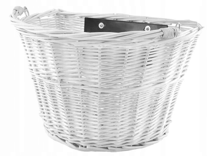 KOSZYK WIKLINOWY NA ROWER ZAKUPY ODPINANY KOSZ Montaż click