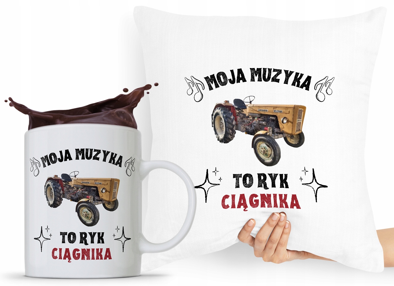 

Zestaw Poduszka Kubek Dla Rolnika