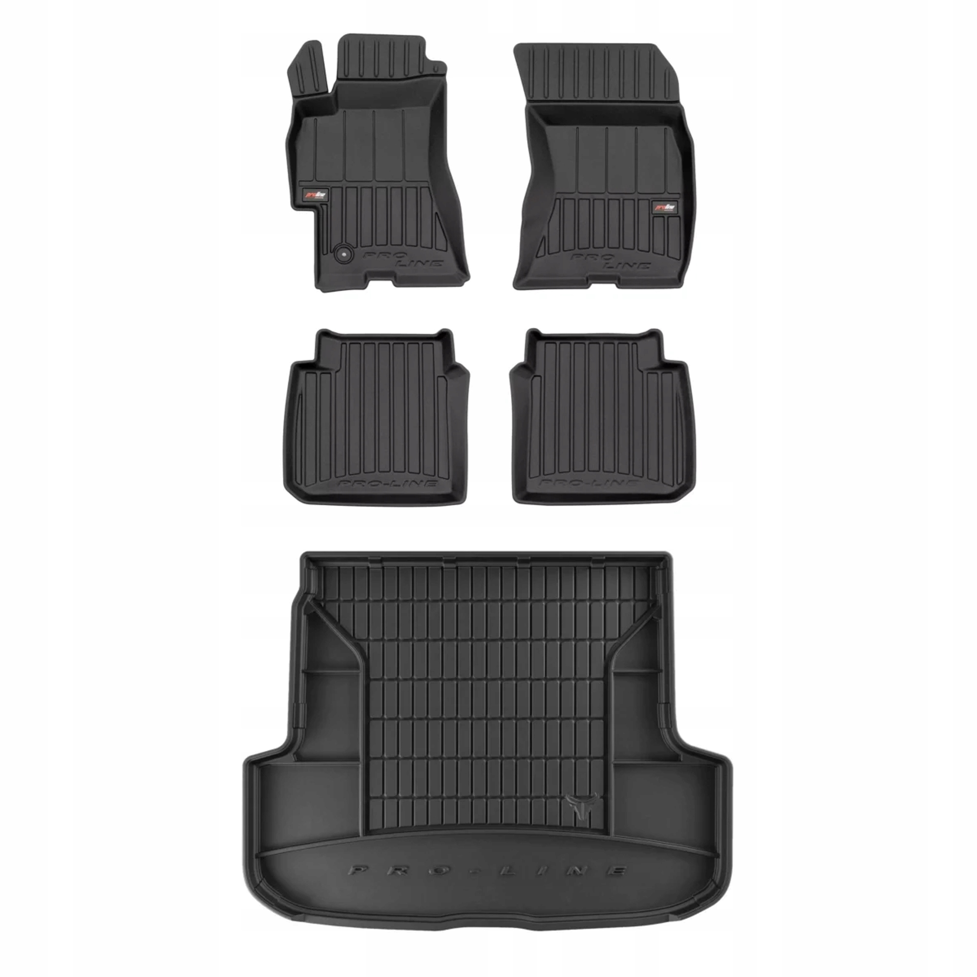 Gumová sada 3D koberčekov a rohoží Subaru Outback III 2003-2009 Kombi