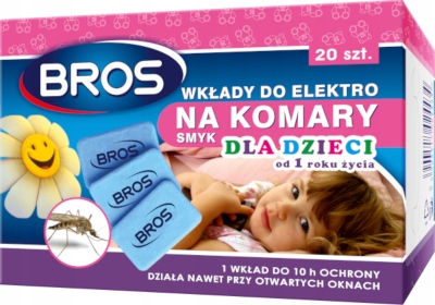 

Bros Wkłady Dla Dzieci do Elektro na Komary 20szt