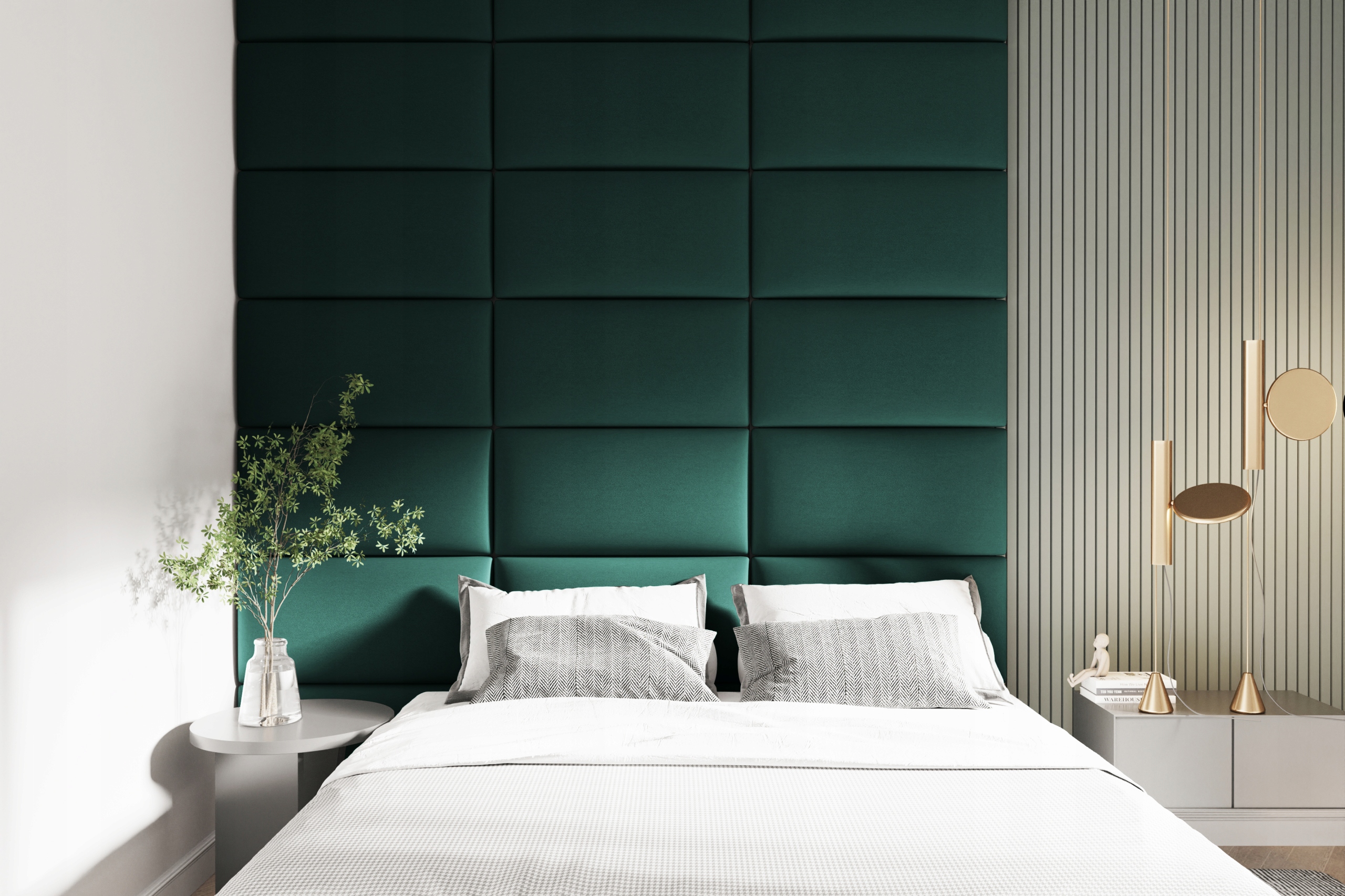 Panele tapicerowane na ścianę POD WYMIAR wezgłowie Kod producenta 050