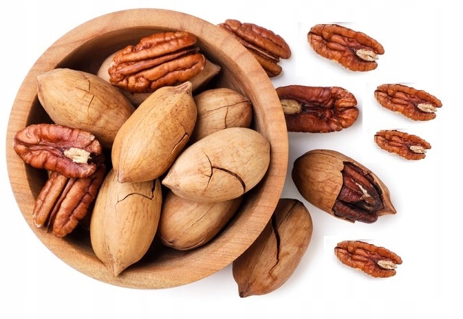 Pecanové Ořechy 500g Pekanové ořechy přírodní čerstvé, vysoká kvalita, Green Team