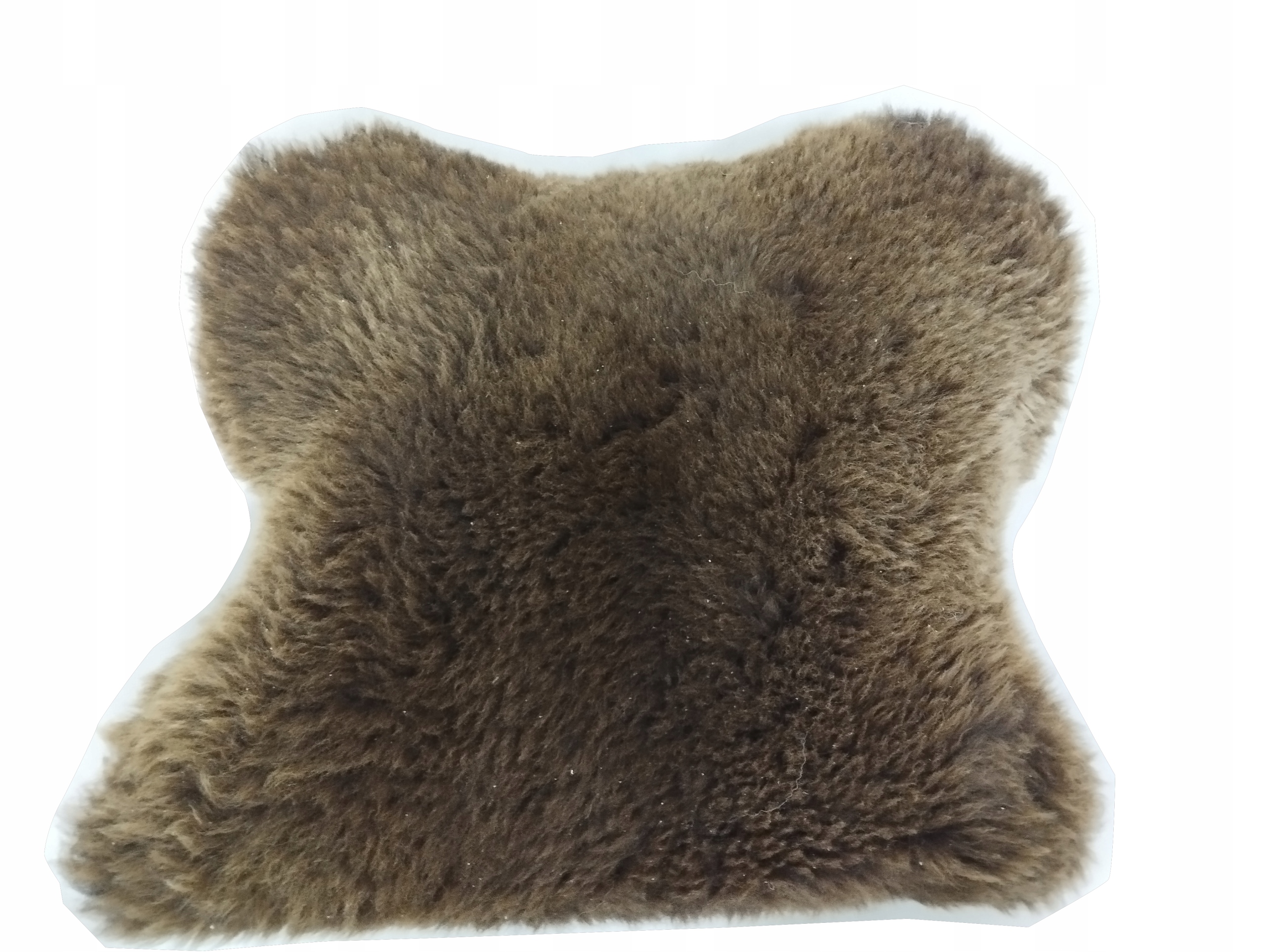 Polštář Ozdobná Ovčí kůže Přírodní Hnědá polštář 40 x 40 boho vlna