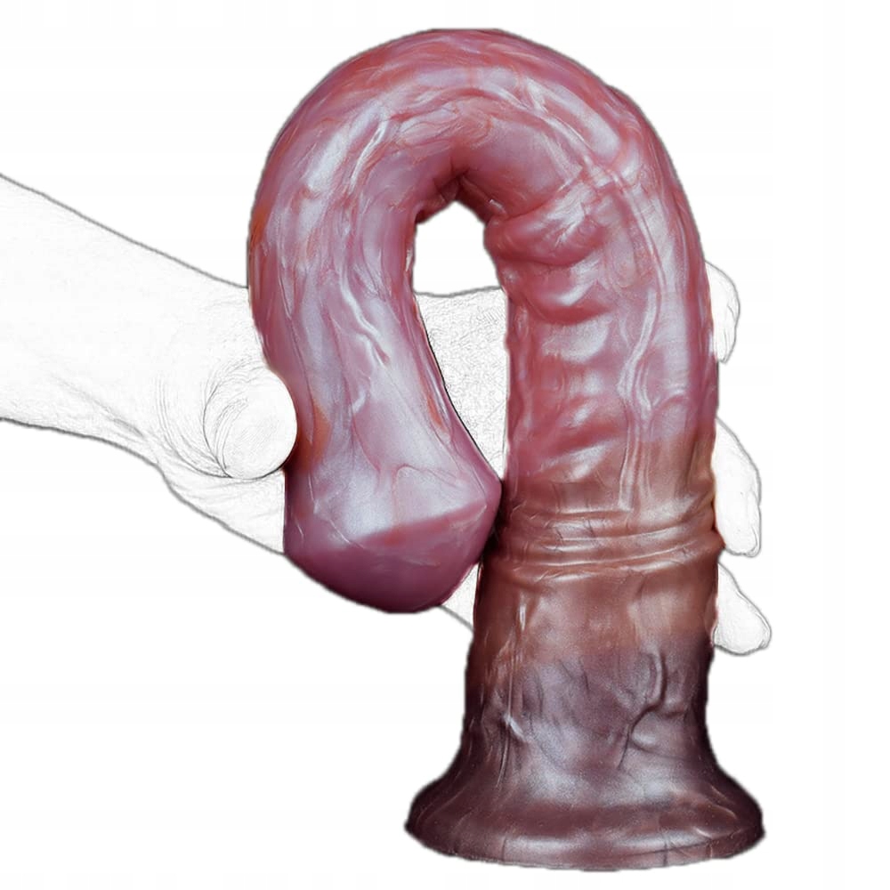KUAECR Realistyczny Dildo Koński XL Silikonowy Z Przyssawką Dla Dorosłych — miniatura 6
