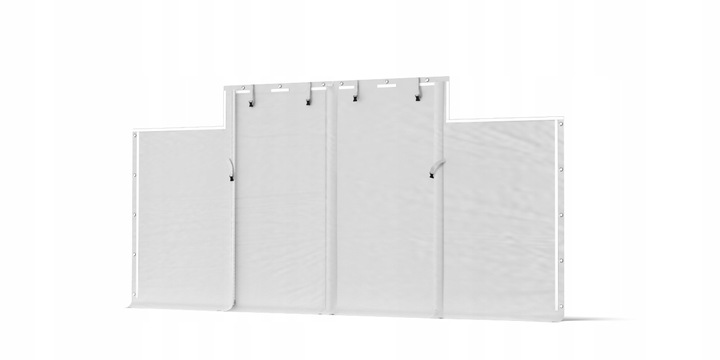 2x Brama Wjazd namiot Pawilon Ogrodowy Garaż 6x2m