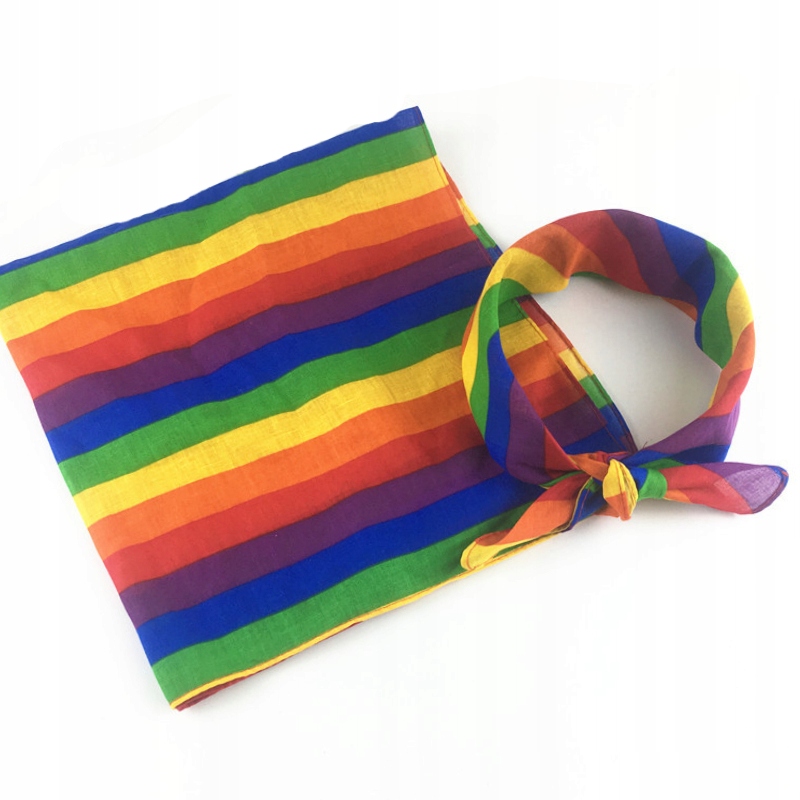 

Opaska na Rękę Chusta na Włosy Tęczowa Lgbt Tęcza