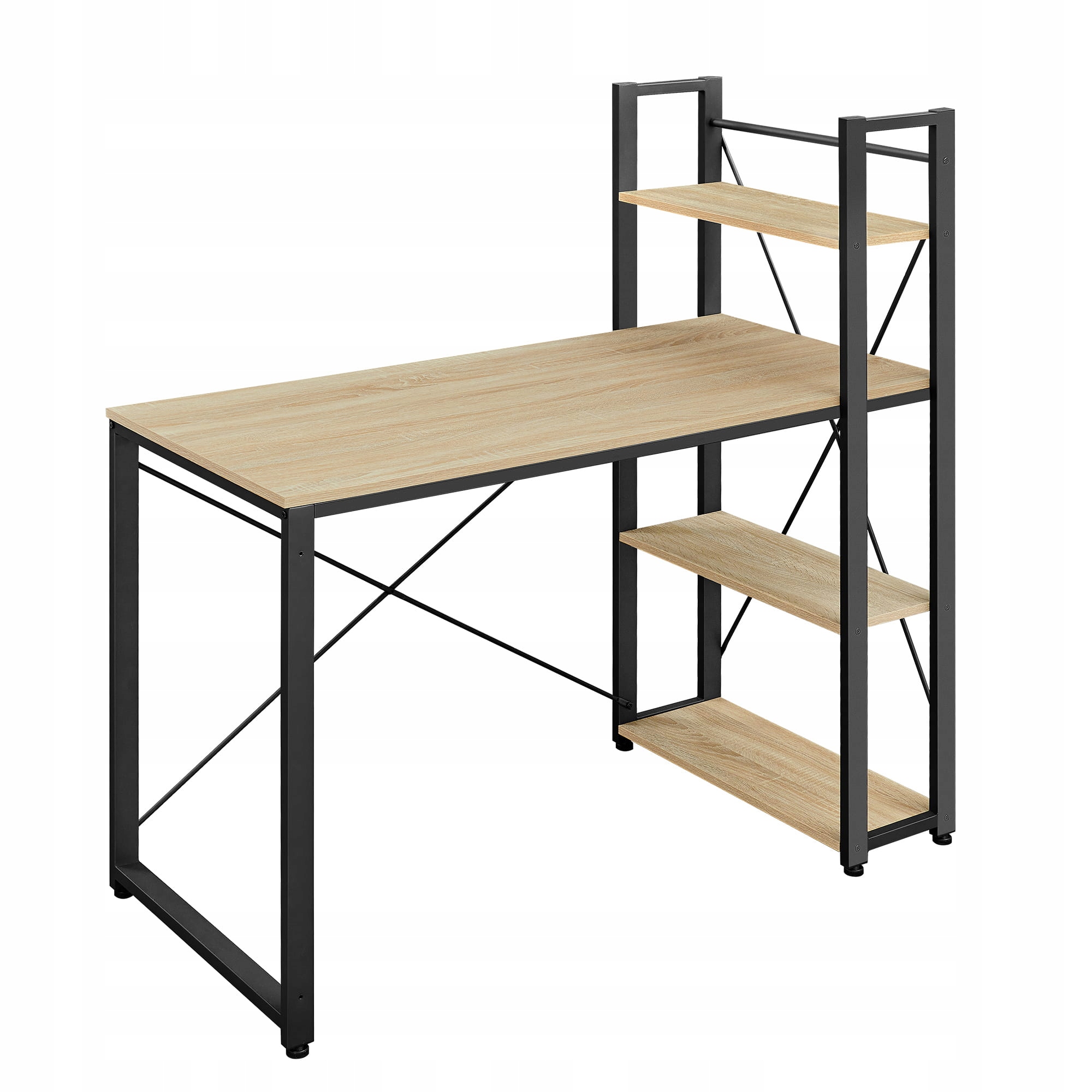 Písací stôl Taylor Sonoma s regálom 120x60cm