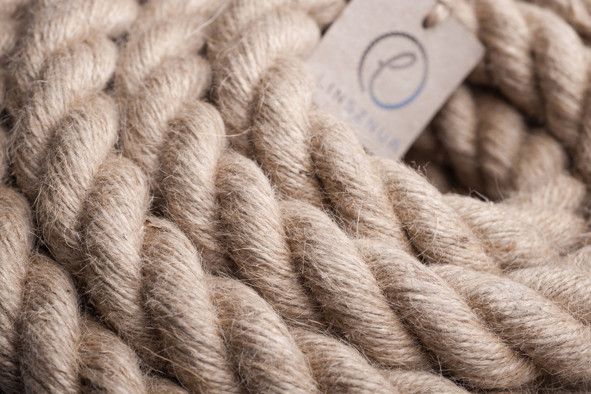 Lina jutowa dekoracyjna 8mm 20m sznur Długość 20 m