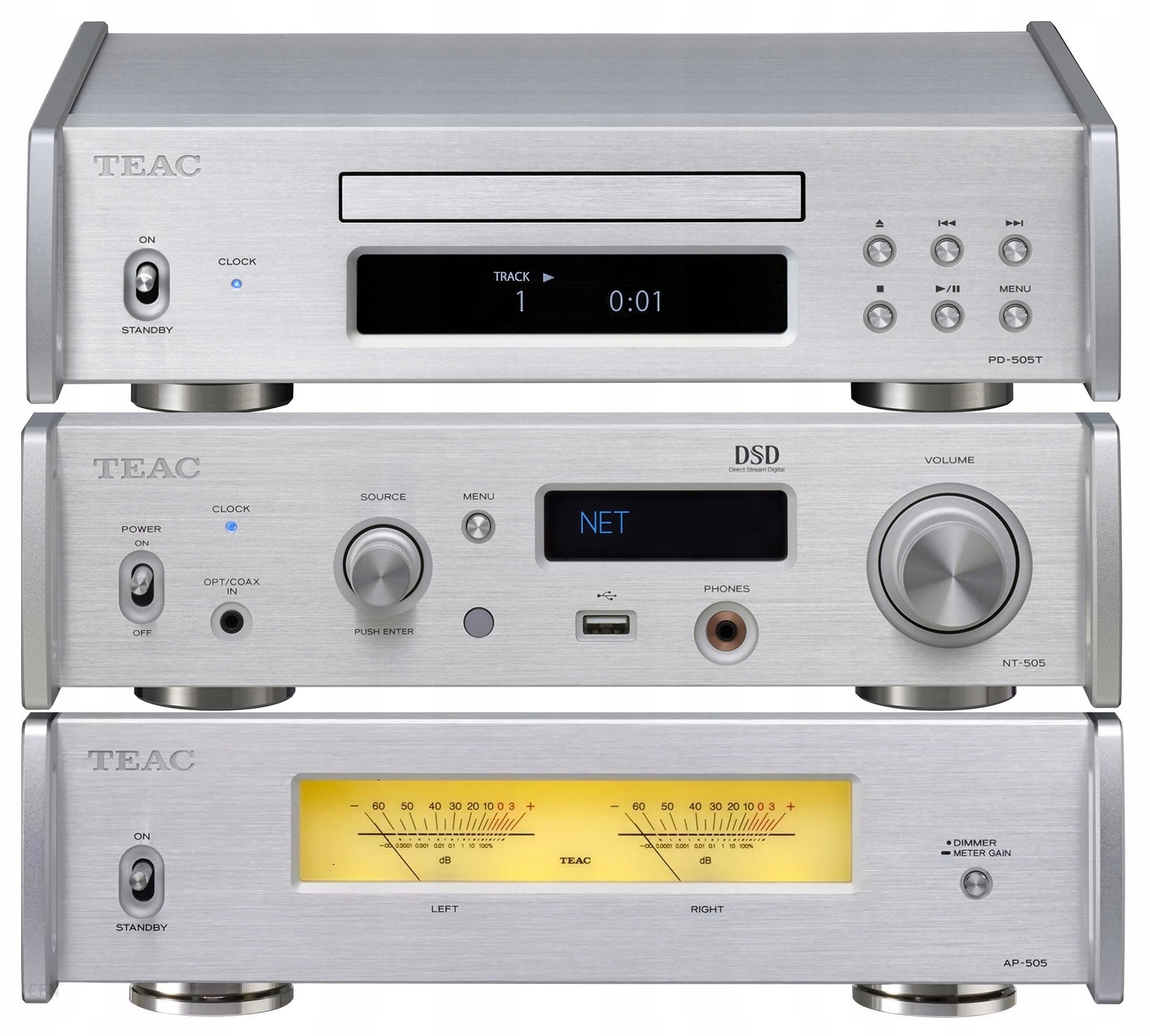 Teac NT-505-X AP-505 PD-505T Vynikající Smyslová Lahůdka V Japonském Stylu
