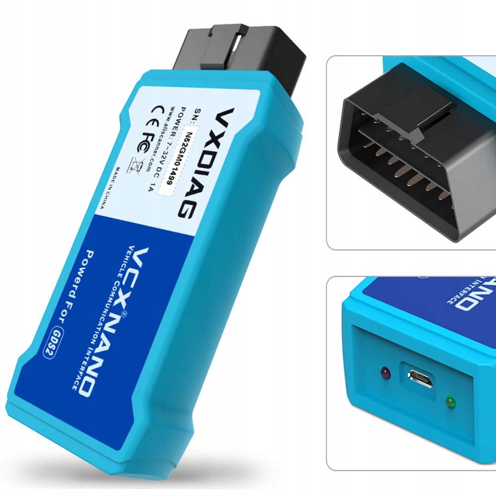 VXDIAG GM VCX NX600 PRO WiFI OPEL SAAB GDS2 TECH2 OBD2
