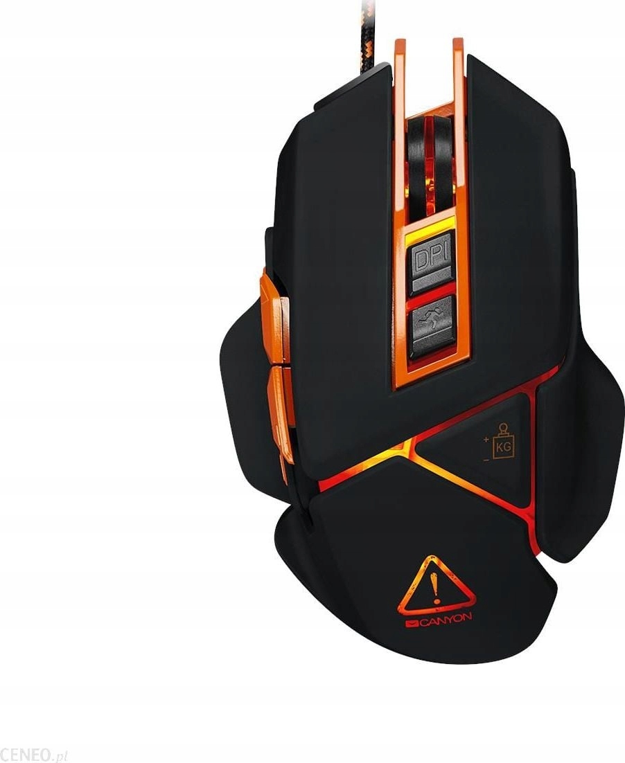 CANYON Mysz gamingowa Hazard GM-6 LED Czarna — 12