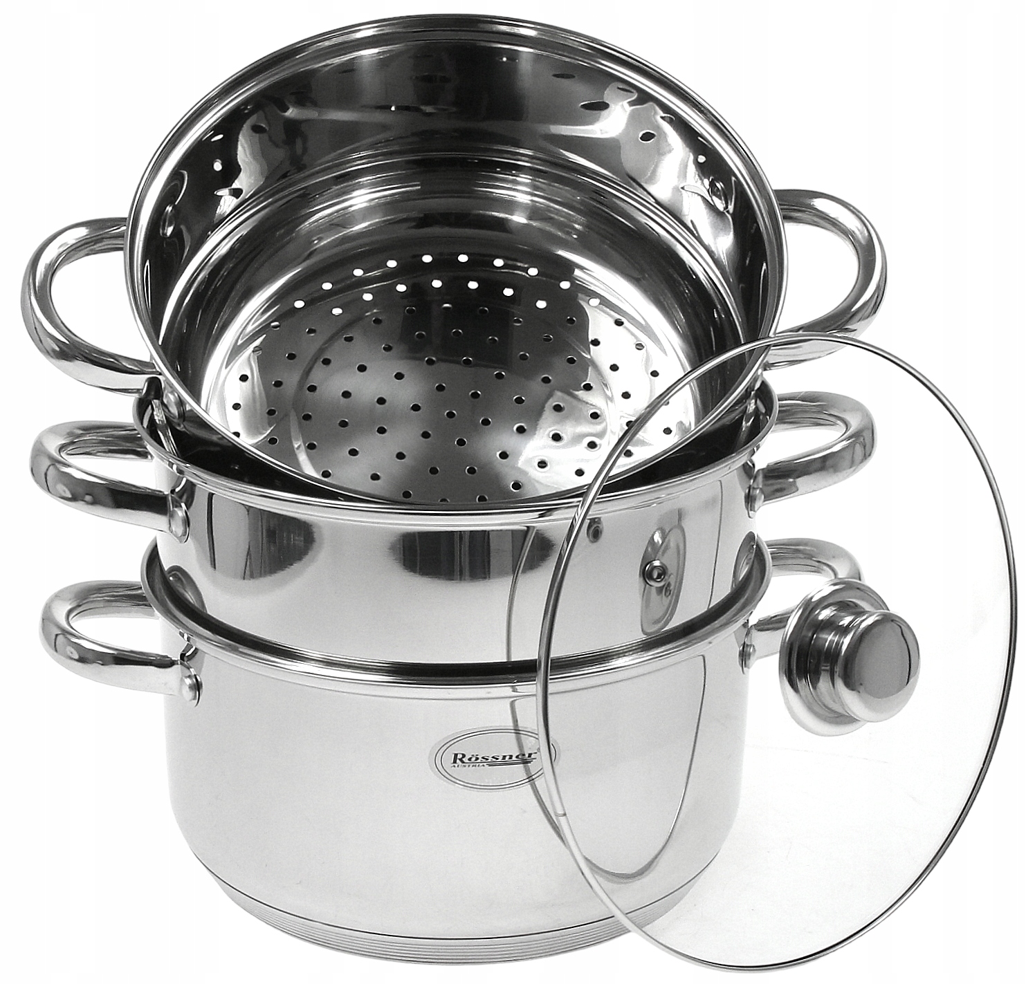 

Garnek 6L do Gotowania Na Parze 4el. 24cm Indukcja