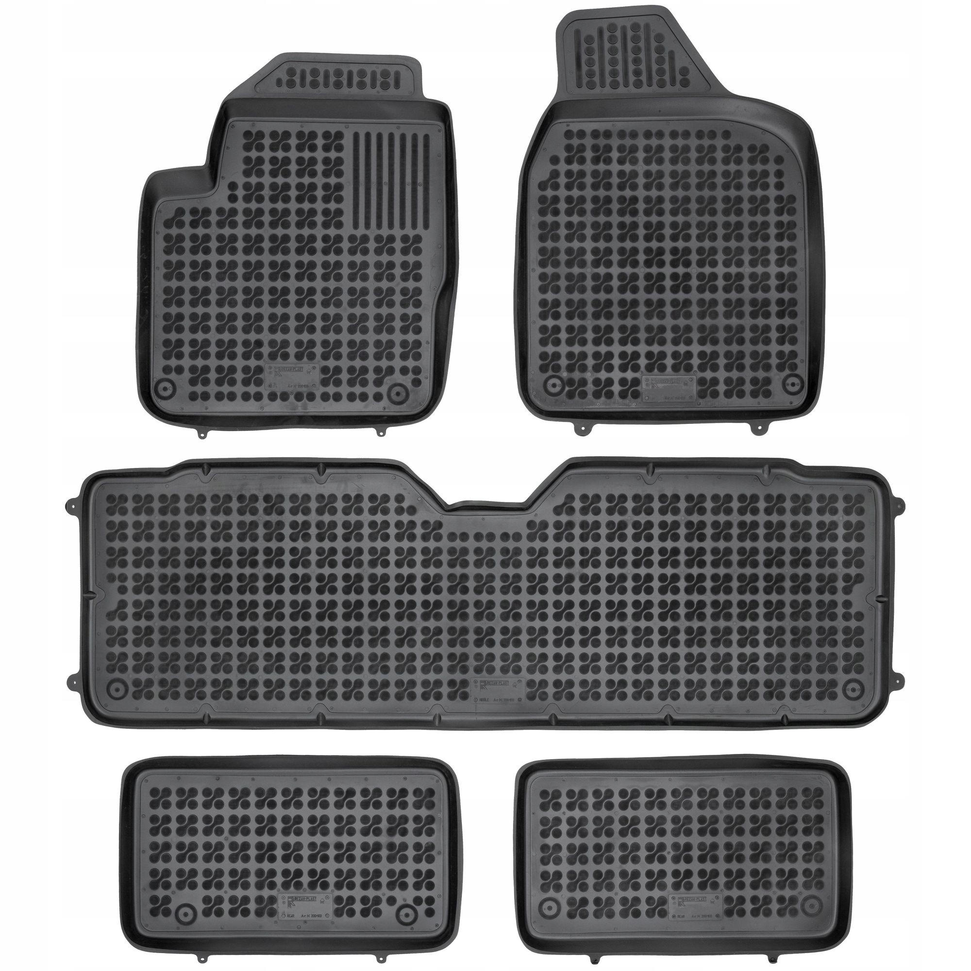 Čierne koberčeky pre Seat Alhambra I 1996-2010