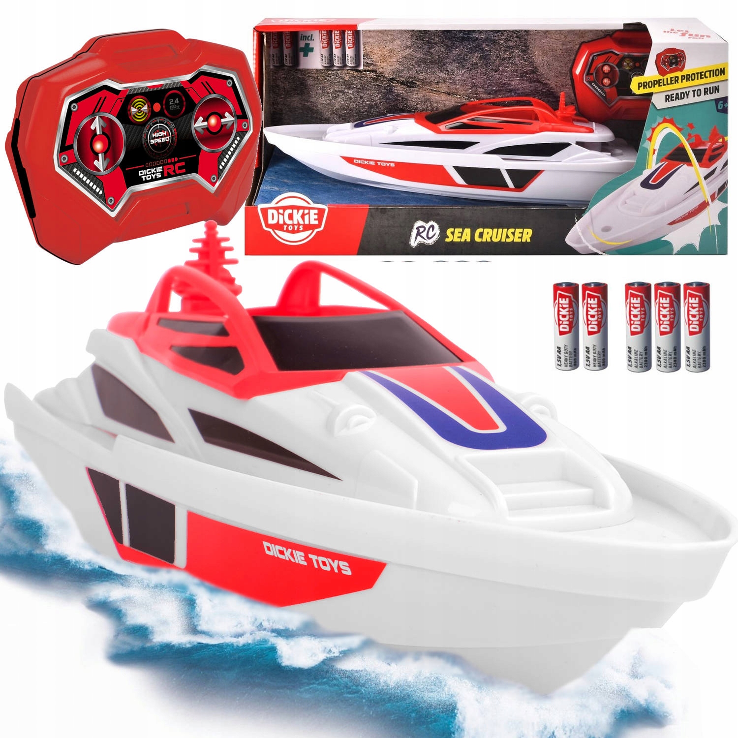 

Motorówka Zdalnie Sterowana Łódź Rc Cruiser Dickie