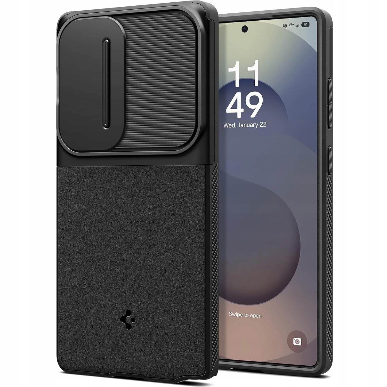 Pouzdro pro Galaxy S25 Ultra, Spigen Optik Armor, závěs na fotoaparát