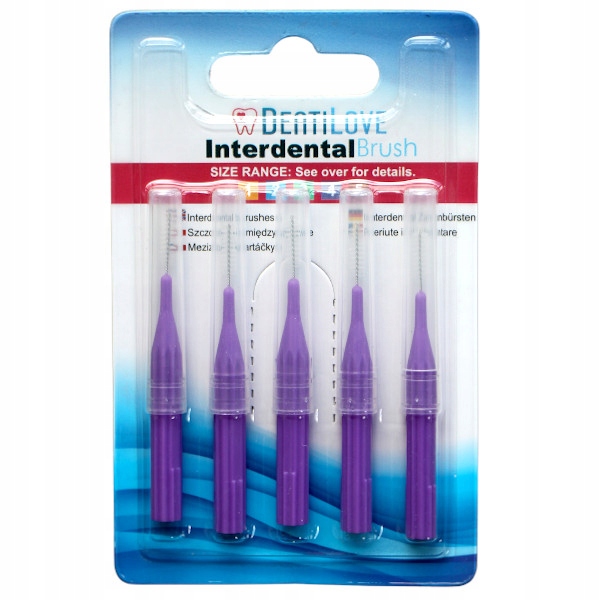 

Szczoteczki międzyzębowe DentiLove 1,0mm 5 sztuk