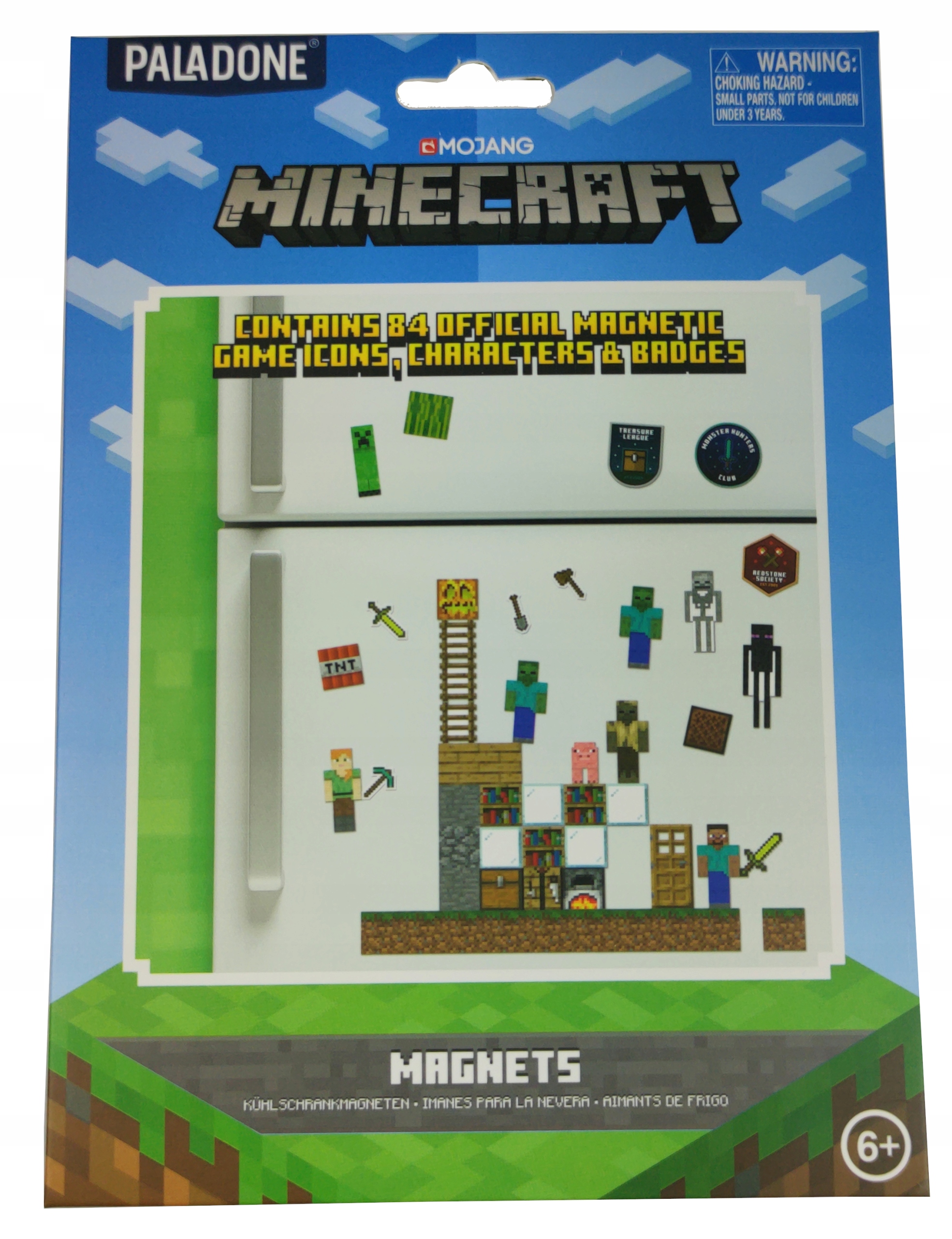 

Magnesy Na Lodówkę Minecraft 84 sztuki w zestawie