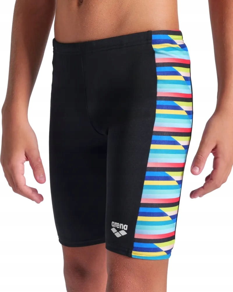 Spodenki do pływania Arena Stripe czarne jammery 140