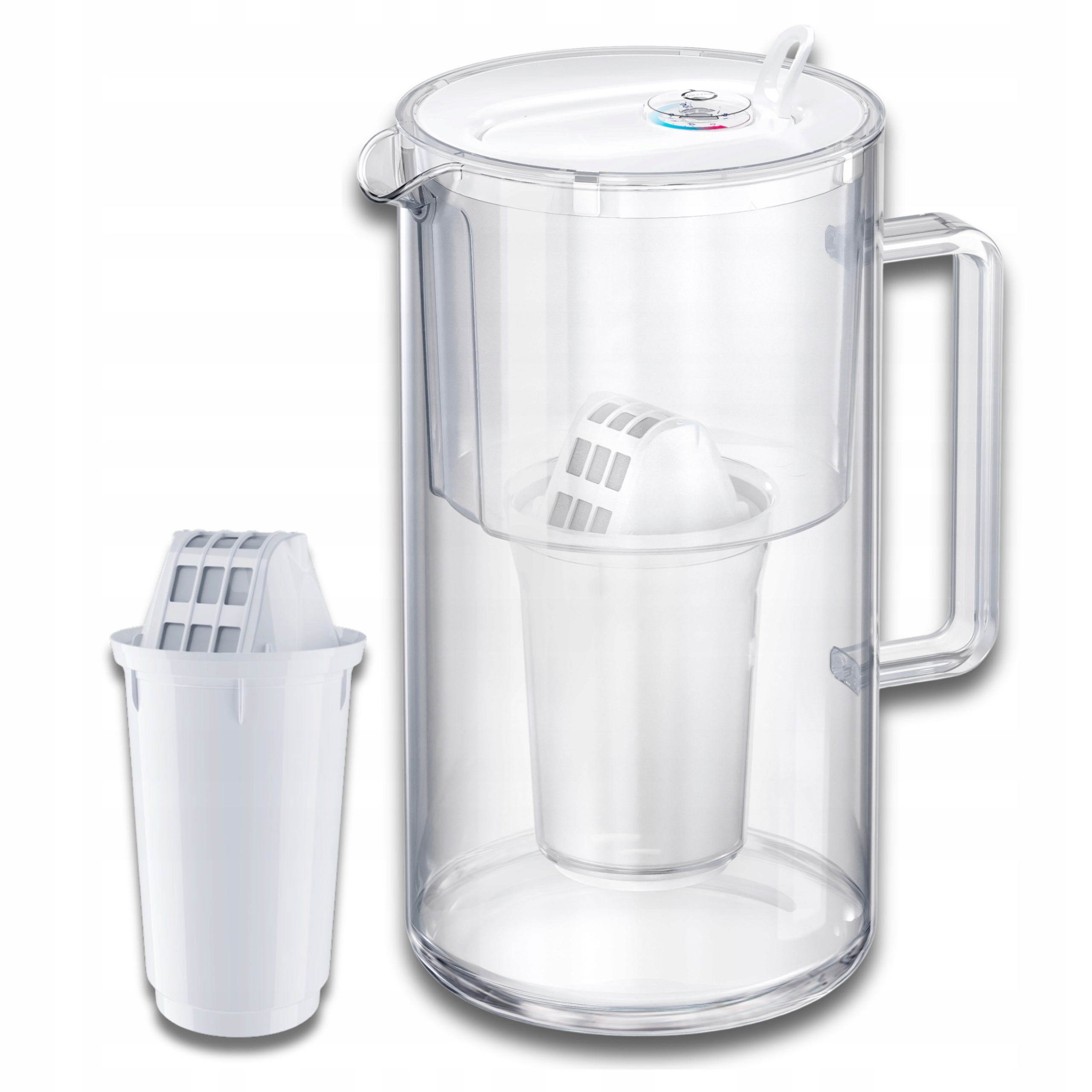 Filtrační konvice skleněná Aquaphor Nord 2,5 l s náplní A5 (350 l), bílá