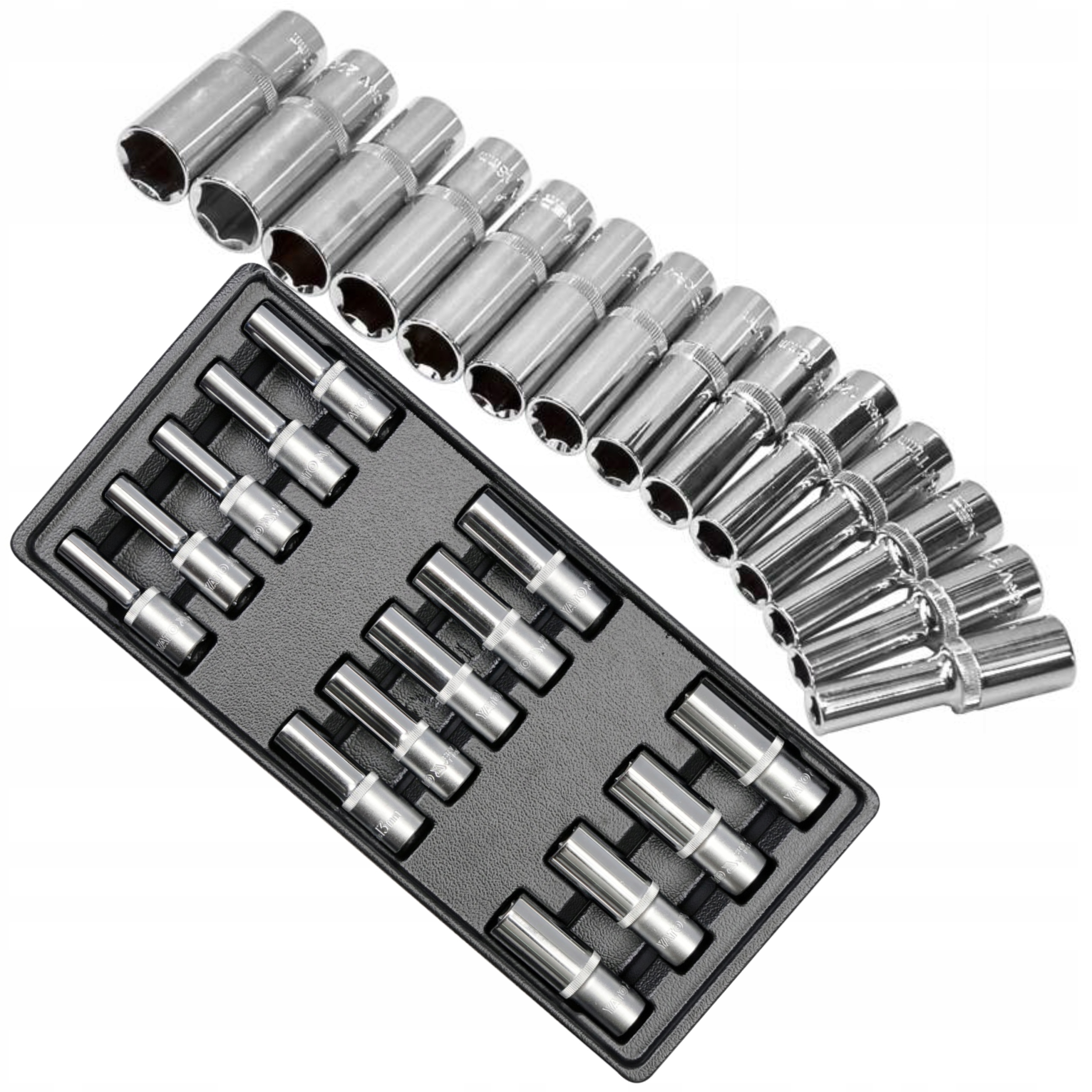 YATO картридж + ковпачки довгі 8-21 мм 1/2 