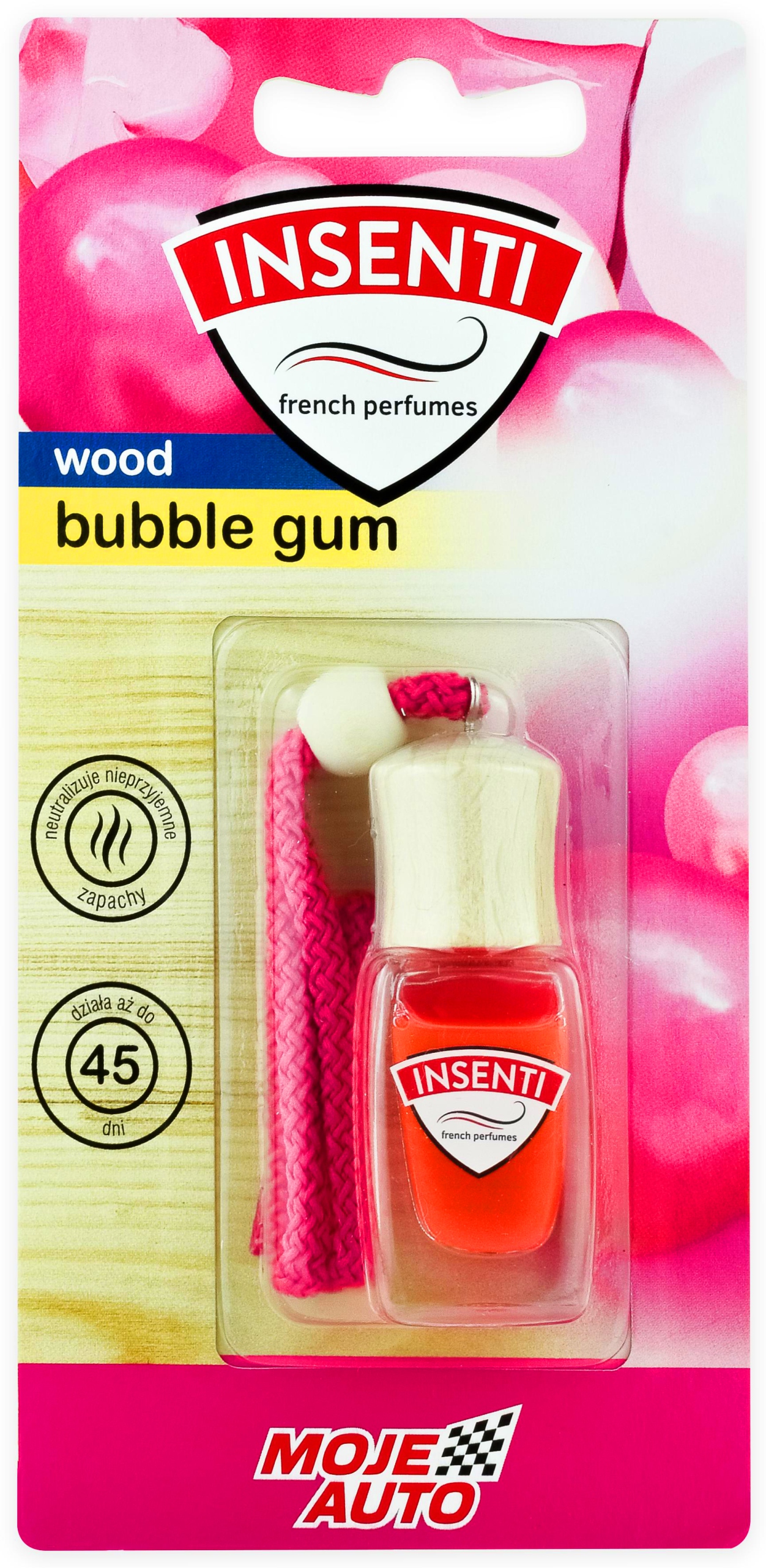 МОЙ АВТО-INSENTI WOOD ЗАПАХ ЖЕВАТЕЛЬНОЙ РЕЗИНКИ