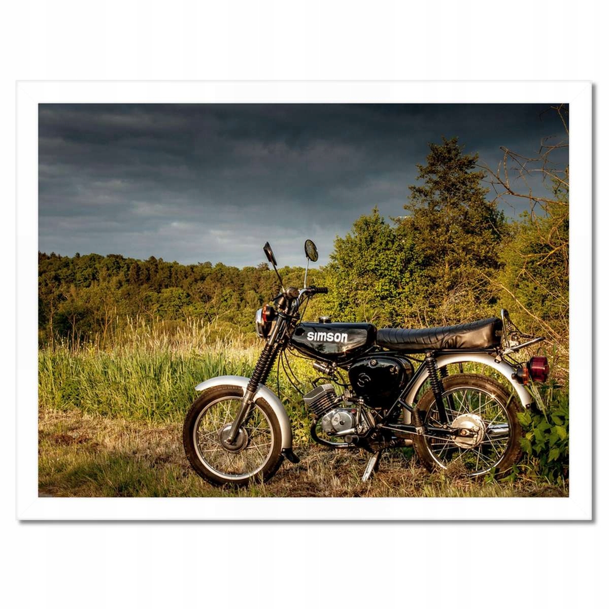 Plakáty v rámu 40x30 Černý Simson čtyřka 4