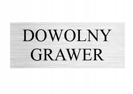 

Tabliczka 7x3cm Dowolny Grawer Logo Samoprzylepna